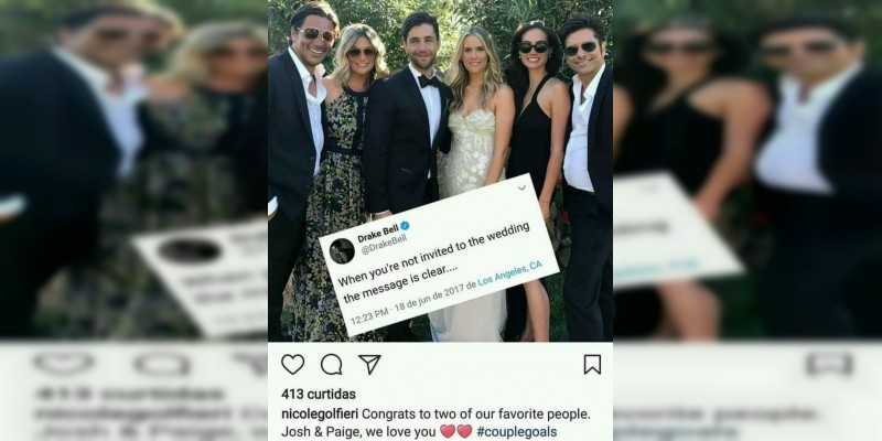 Josh Peck se casa y no invita a Drake Bell  - Foto 1 