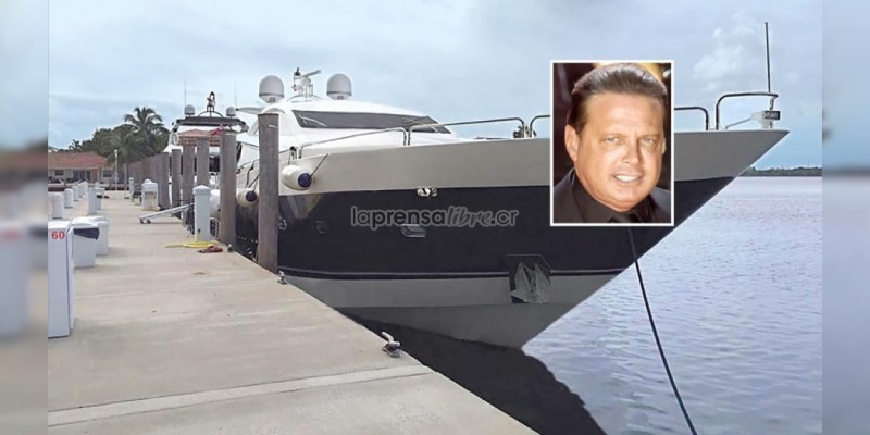 Le embargan su yate a Luis Miguel en Florida  
