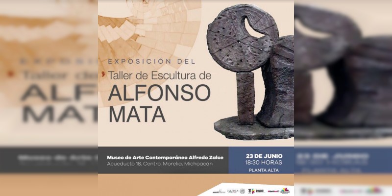 En el MACAZ, esculturas del "Taller del maestro Alfonso Mata" 