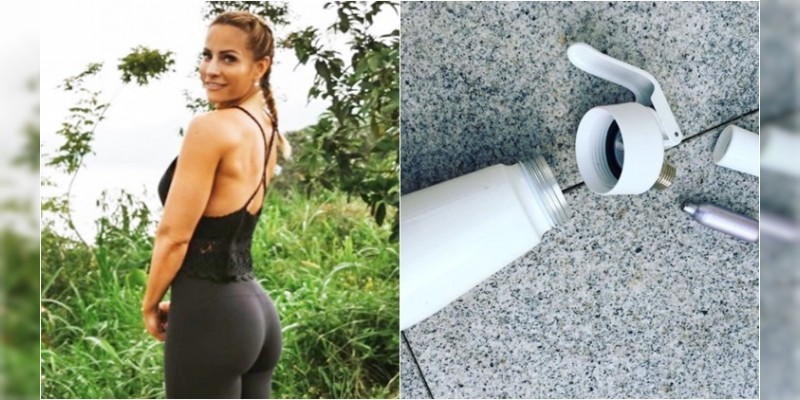 Blogger Fitness fallece tras explotarle una lata de crema batida  