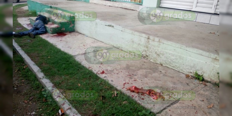 Lázaro Cárdenas: Apuñalan y matan a un hombre, le amputaron un brazo 