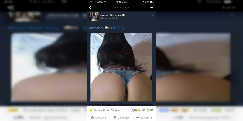 Hackean a famosa conductora de deportes y exhiben su trasero sin pudor  - Foto 1 