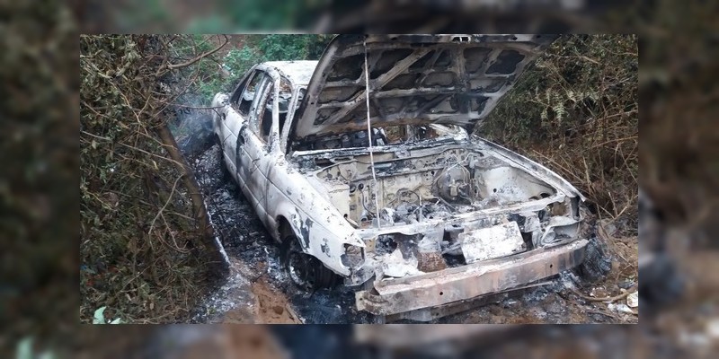 Hallan cadáver calcinado dentro de taxi incinerado en Los Reyes 