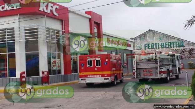 Se registra incendio en restaurante en Apatzingán, Michoacán 