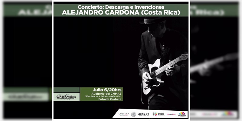 En el CMMAS, guitarra eléctrica con inspiración rock y blues 