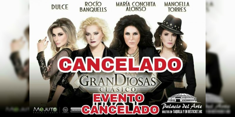 Concierto de "GranDiosas Clásico" en Morelia queda cancelado - Foto 0 