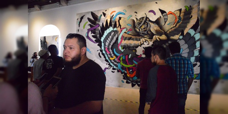Llega al Clavijero el arte urbano de Rockstta Magenta 
