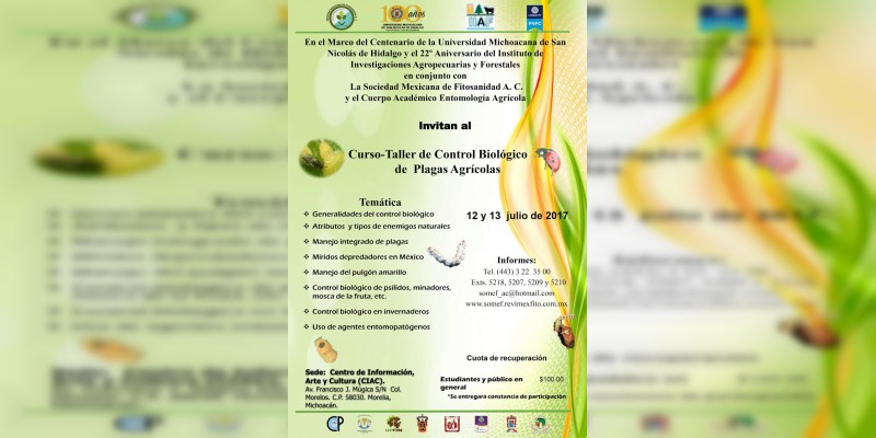 Ofrece Casa de Hidalgo Curso-taller sobre control biológico de plagas agrícolas   
