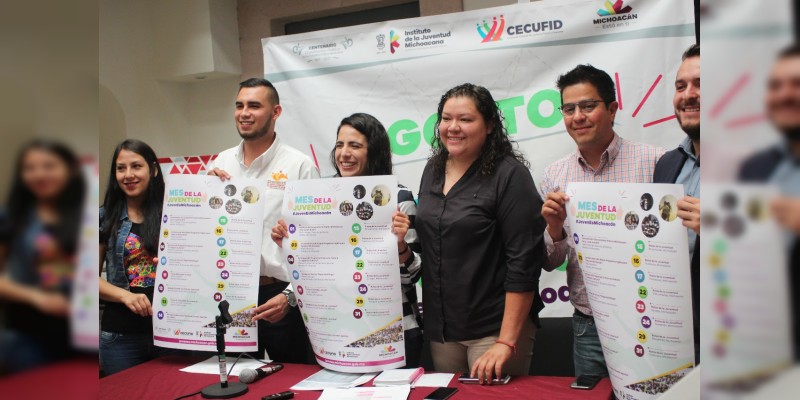 Presentan actividades del Mes Estatal de la Juventud