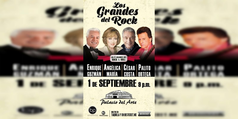 Arranca venta de boletos para "Los Grandes del Rock" en Morelia   