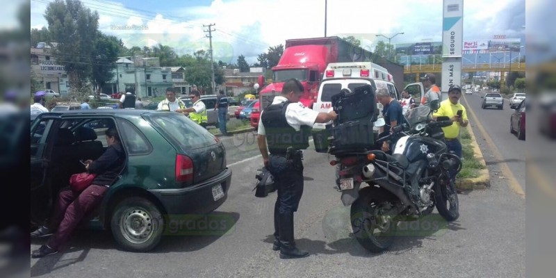 Choca "combi" de la ruta Morada 1, hay nueve heridos - Foto 5 