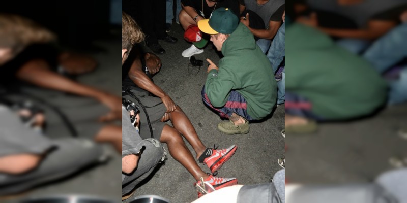 Justin Bieber atropella a un fotógrafo   