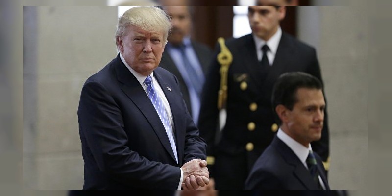  Donald Trump persiste que México pagará el muro, Peña Nieto dice que no por "dignidad" a su país 