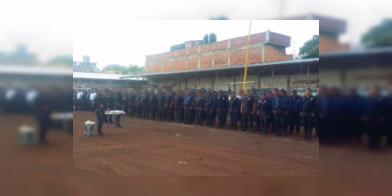 Traslada SSP a 83 policías de Puruándiro a la PGJE 