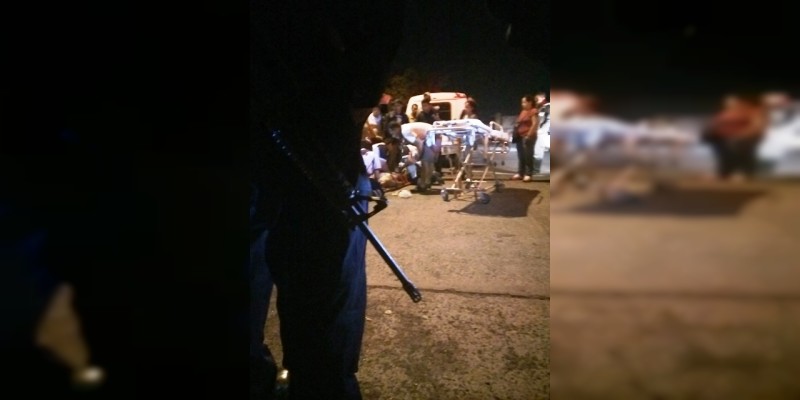 Fuerte movilización policiaca tras balacera en Uruapan que dejó muertos y heridos 