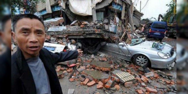 Fuerte terremoto de 7 grados de magnitud sacude a China 