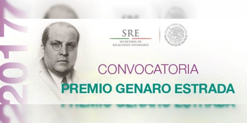 Abierta convocatoria Premio Genaro Estrada de la SRE 