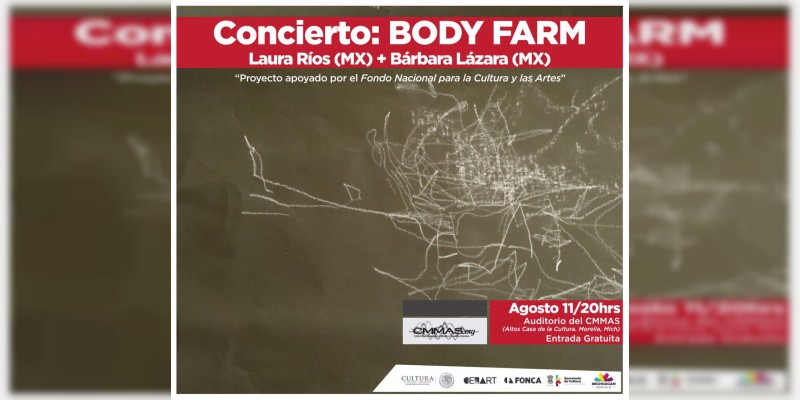 CMMAS presenta concierto inspirado en el cuerpo vivo y los ritmos de la muerte 