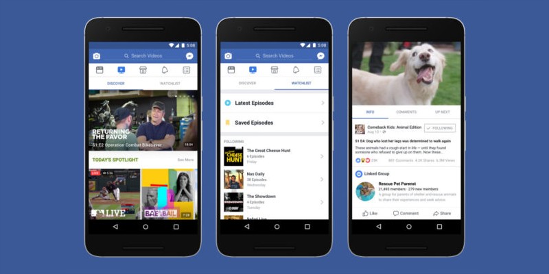 Facebook quiere hacerle la competencia a Netflix, lanza plataforma para ver series y programas 