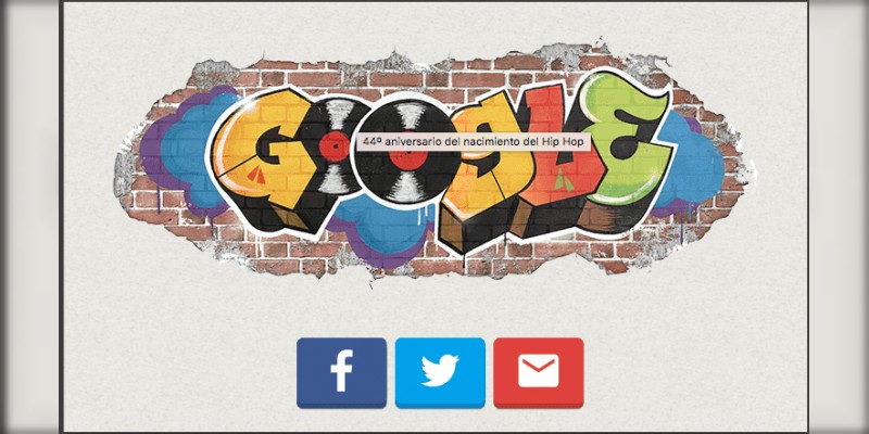 Google celebra el 44 aniversario del  hip hop con un Doodle 