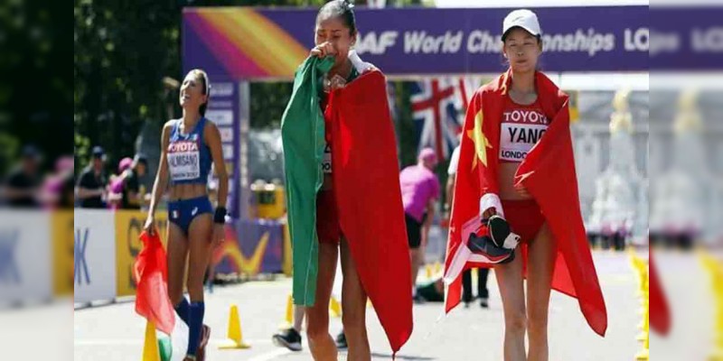 La mexicana Guadalupe González gana la medalla en Mundial de Atletismo en Londres 