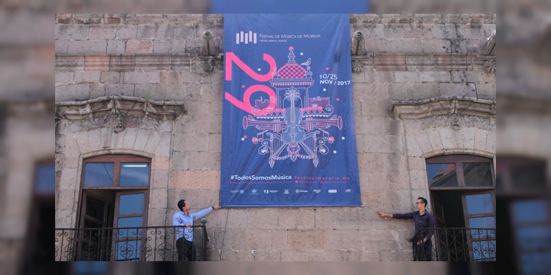 Dan a conocer la imagen del 29 festival de música de Morelia 