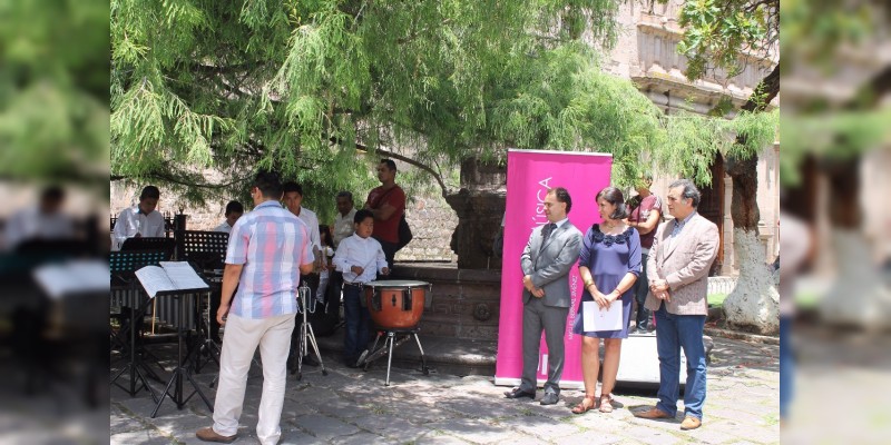 El festival de música de Morelia "Miguel Bernal Jiménez"; se define con el lema ”Todos Somos Música“  