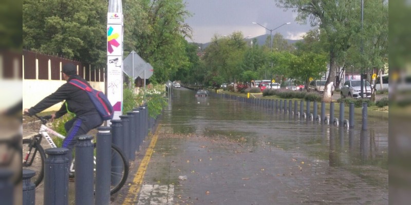 Atiendes PC Estatal afectaciones por lluvias en Morelia 