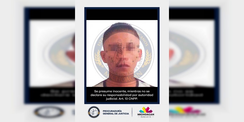 Detienen en Apatzingán a sujeto que mató a mujer en enero 