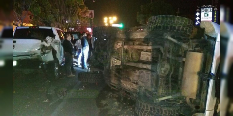 Morelia: Ministeriales ocasionan accidente de tránsito  - Foto 0 