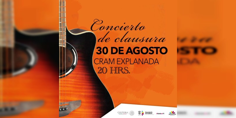 Mañana en el CRAM, concierto de clausura de curso de guitarra popular 