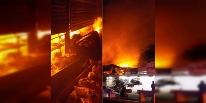 Arde mercado de La Charanda en Uruapan  - Foto 5 