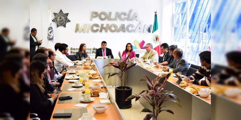 Mesa de Seguridad y Justicia de Morelia constata avances en infraestructura operativa 