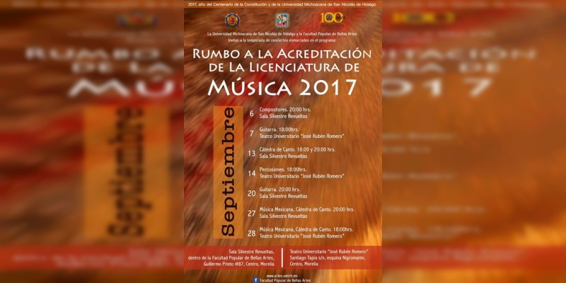 Ofrece Facultad Popular de Bellas Artes eventos abiertos al público este mes  