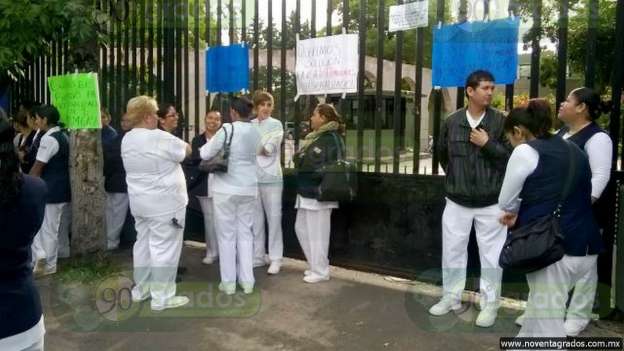 Con manifestación, enfermeras de Morelia exigen liberación de recursos - Foto 1 