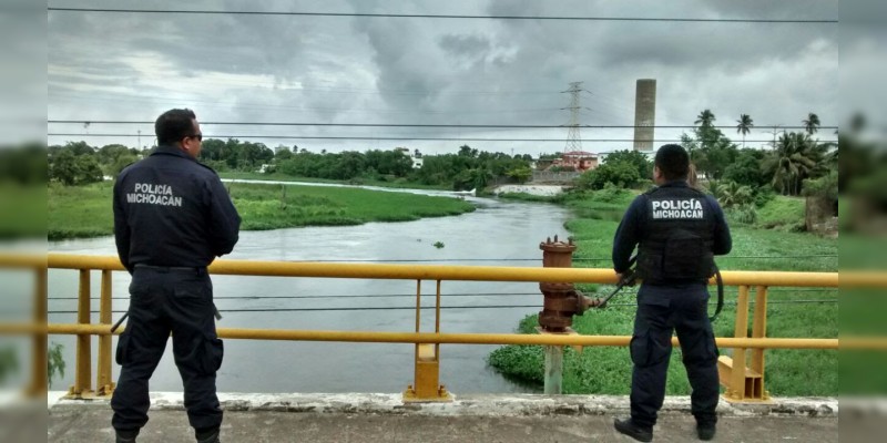 Mantiene SSP labores de apoyo ante condiciones climatológicas en Michoacán 