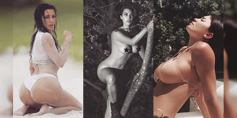 Atrevida y salvaje desnudo de Kim Kardashian causa euforia en redes sociales  