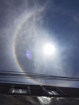 Halo Solar se presenta en los cielos de Morelia - Foto 1 