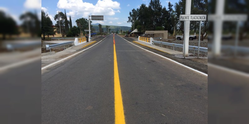 Concluye centro SCT Michoacán trabajos de puente Tlazazalca - Foto 0 