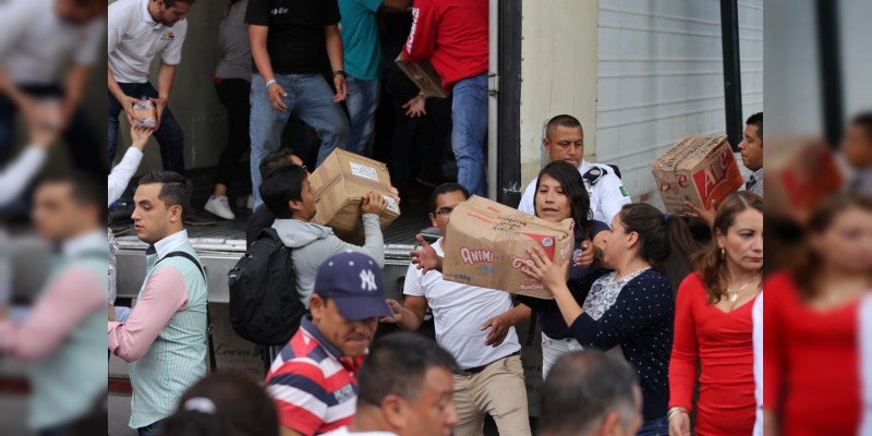 Supera Michoacán expectativas en donaciones para afectados por sismos  
