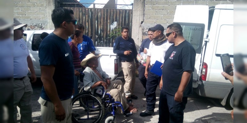 Brigadistas de Tarímbaro apoyan a damnificados en Morelos  - Foto 0 