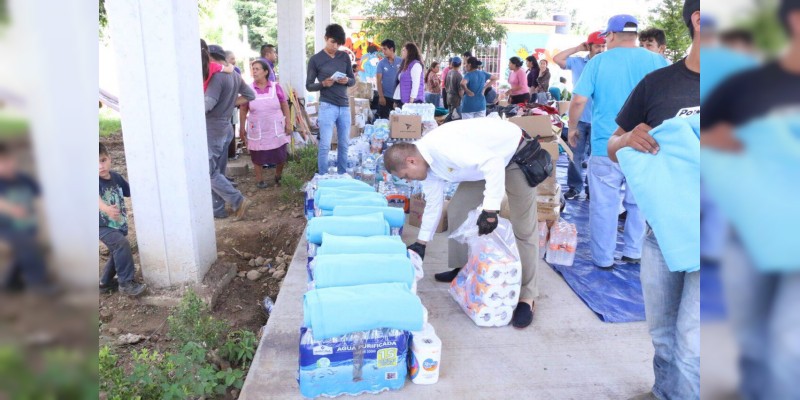 Con ayuda de la ciudadanía, DIF de Morelia logra recaudar miles de víveres 