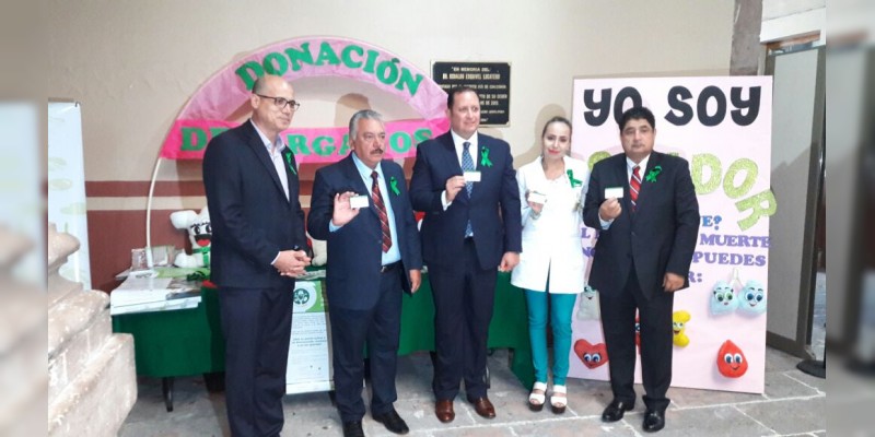 Instala Jaime Hinojosa e IMSS módulo para fortalecer la cultura de donación de órganos 