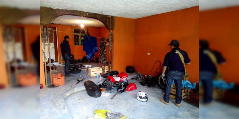 Revientan guardadero de partes robadas en Morelia - Foto 0 