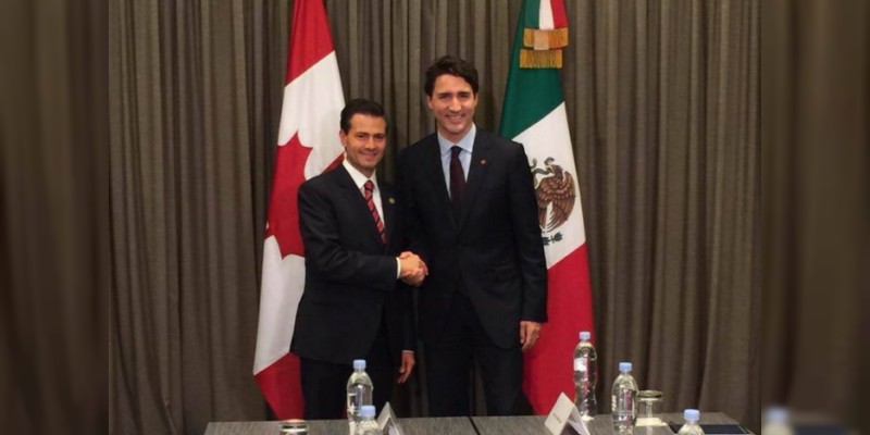 Llega Trudeau a México para negociar el TLCAN 