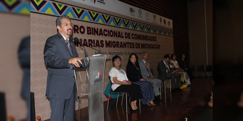Pueblos originarios de Michoacán, motivo de orgullo y reconocimiento: Medardo Serna 