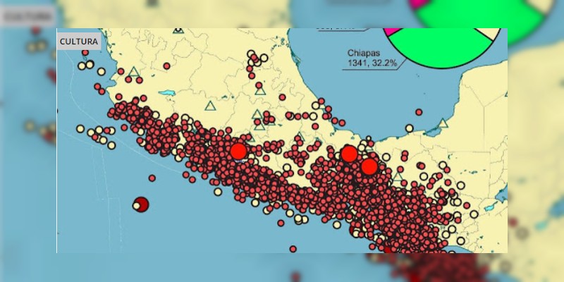 Van 39 mil réplicas del sismo del 19 de septiembre, todas ellas en "Enjambre" 