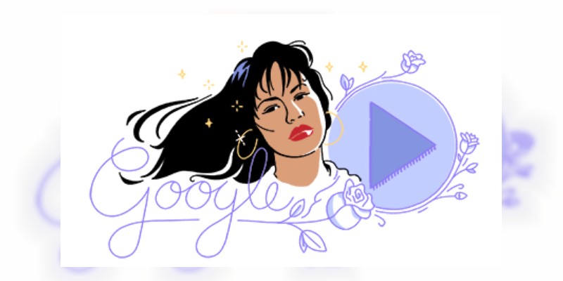 Google honra a Selena con un doodle musical  