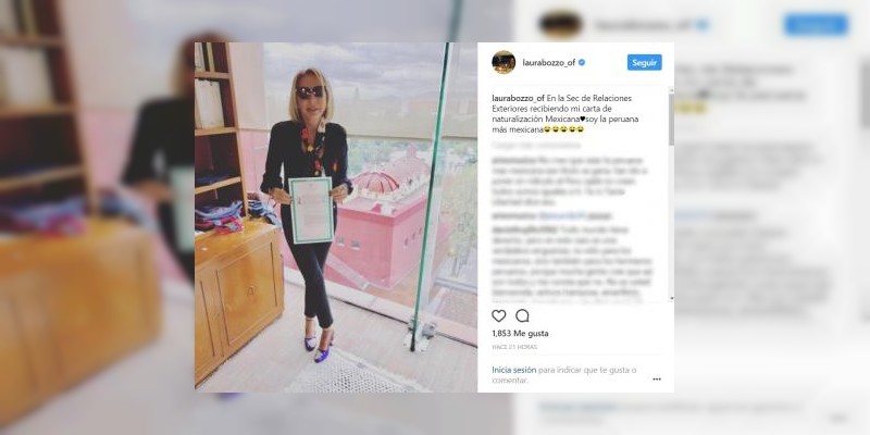 México le da la naturalización a Laura Bozzo  