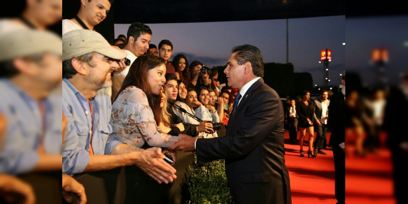 Encabeza Gobernador inauguración de la XV edición del Festival Internacional de Cine de Morelia  - Foto 4 